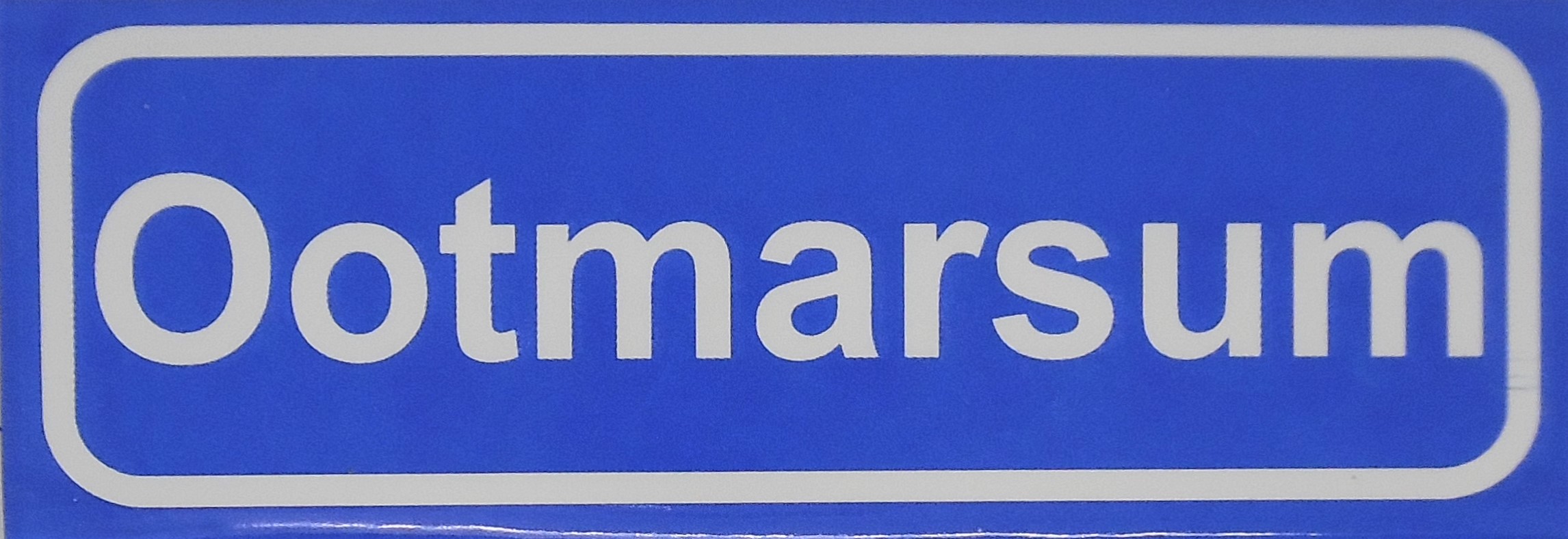 Koelkastmagneet plaatsnaambord Ootmarsum
