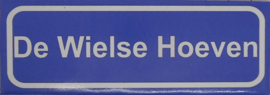 Koelkastmagneet plaatsnaambord De Wielse Hoeven