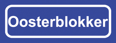 Koelkastmagneet plaatsnaambord Oosterblokker