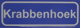 Koelkastmagneet plaatsnaambord Krabbenhoek