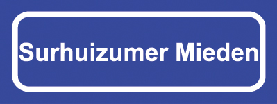 Koelkastmagneet plaatsnaambord Surhuizumer Mieden