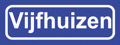 Koelkastmagneet plaatsnaambord Vijfhuizen