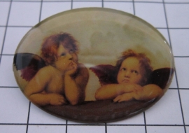 BRO 905 broche engeltjes raphael