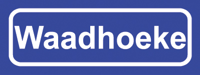 Koelkastmagneet plaatsnaambord Waadhoeke