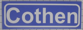 Koelkastmagneet plaatsnaambord Cothen