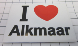 koelkastmagneet I ♥ Alkmaar N_NH7.001