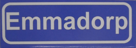 Koelkastmagneet plaatsnaambord Emmadorp