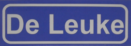 Koelkastmagneet plaatsnaambord De Leuke