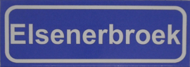 Koelkastmagneet plaatsnaambord Elsenerbroek