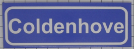 Koelkastmagneet plaatsnaambord Coldenhove