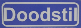 Koelkastmagneet plaatsnaambord Doodstil
