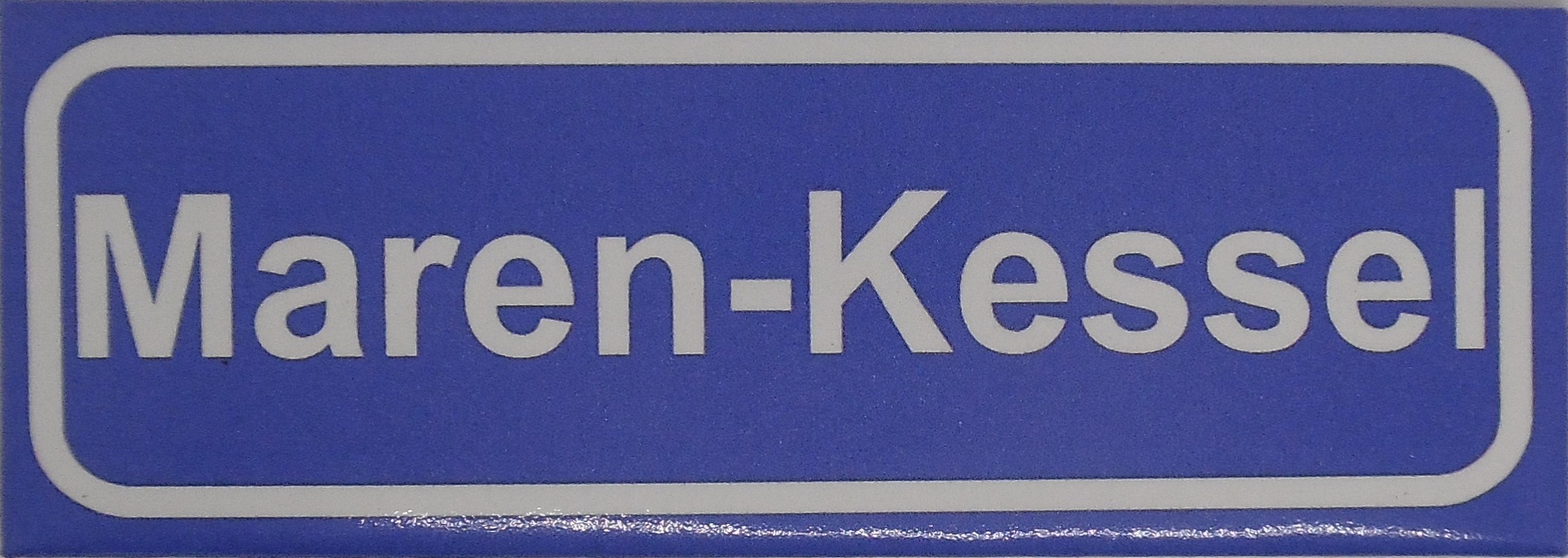 Koelkastmagneet plaatsnaambord Maren-Kessel