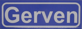 Koelkastmagneet plaatsnaambord Gerven