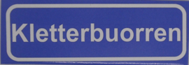 Koelkastmagneet plaatsnaambord kletterbuorren
