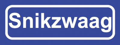 Koelkastmagneet plaatsnaambord Snikzwaag