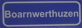 Koelkastmagneet plaatsnaambord Boarnwerthuzen