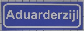 Koelkastmagneet plaatsnaambord Aduarderzijl
