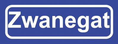 Koelkastmagneet plaatsnaambord Zwanegat
