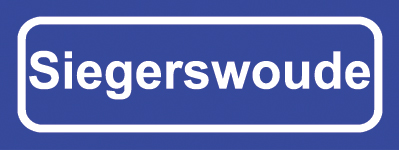 Koelkastmagneet plaatsnaambord Siegerswoude