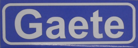 Koelkastmagneet plaatsnaambord Gaete