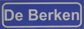 Koelkastmagneet plaatsnaambord De Berken