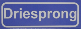 Koelkastmagneet plaatsnaambord Driesprong
