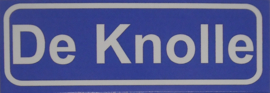 Koelkastmagneet plaatsnaambord De Knolle
