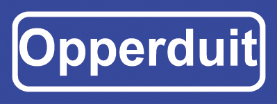 Koelkastmagneet plaatsnaambord Opperduit
