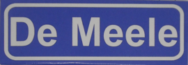 Koelkastmagneet plaatsnaambord De Meele