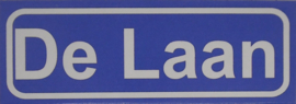 Koelkastmagneet plaatsnaambord De Laan