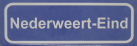 Koelkastmagneet plaatsnaambord Nederweert-Eind