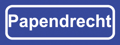 Koelkastmagneet plaatsnaambord Papendrecht