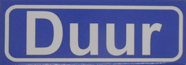 Koelkastmagneet plaatsnaambord Duur