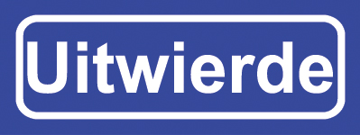 Koelkastmagneet plaatsnaambord Uitwierde