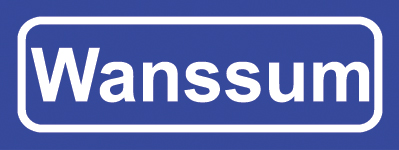Koelkastmagneet plaatsnaambord Wanssum