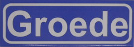 Koelkastmagneet plaatsnaambord Groede