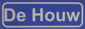 Koelkastmagneet plaatsnaambord De Houw