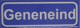 Koelkastmagneet plaatsnaambord Geneneind