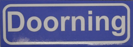 Koelkastmagneet plaatsnaambord Doorning