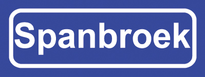 Koelkastmagneet plaatsnaambord Spanbroek