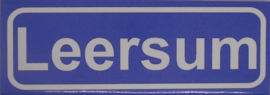 Koelkastmagneet plaatsnaambord Leersum