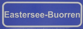 Koelkastmagneet plaatsnaambord Eastersee-Buorren