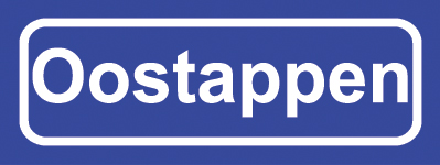 Koelkastmagneet plaatsnaambord Oostappen