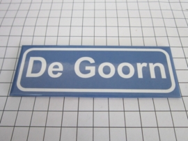 205 Magneet plaatsnaambord De Goorn