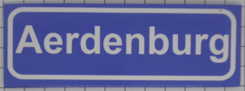 Koelkastmagneet plaatsnaambord Aerdenburg