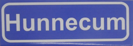 Koelkastmagneet plaatsnaambord Hunnecum