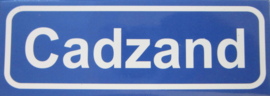 Koelkastmagneet plaatsnaambord Cadzand
