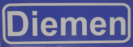 Koelkastmagneet plaatsnaambord Diemen