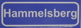 Koelkastmagneet plaatsnaambord Hammelsberg