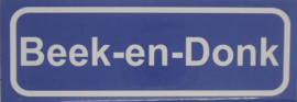 Koelkastmagneet plaatsnaambord Beek-en-Donk